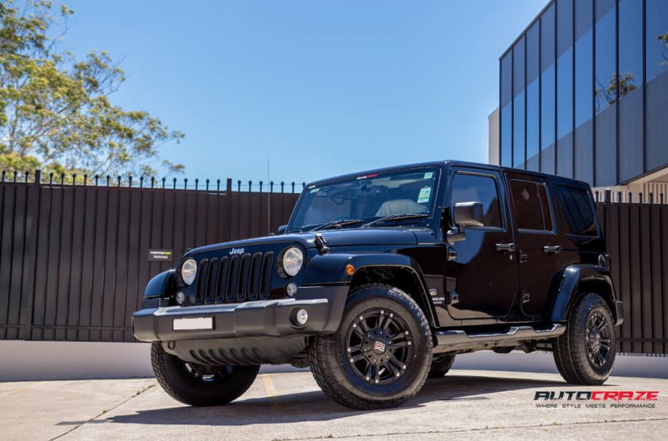 JEEP WRANGLER MONSTER XD 2 MATTE BLACK